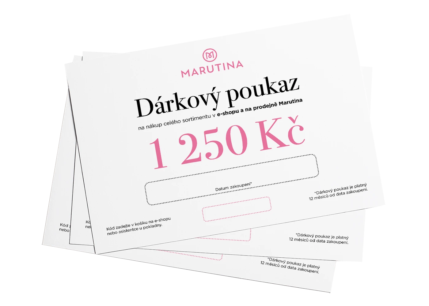 Dárkový poukaz 1250Kč