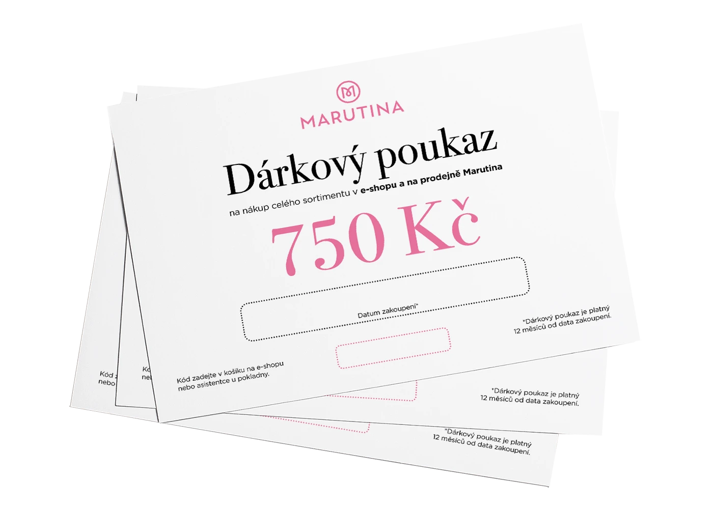Dárkový poukaz 750Kč