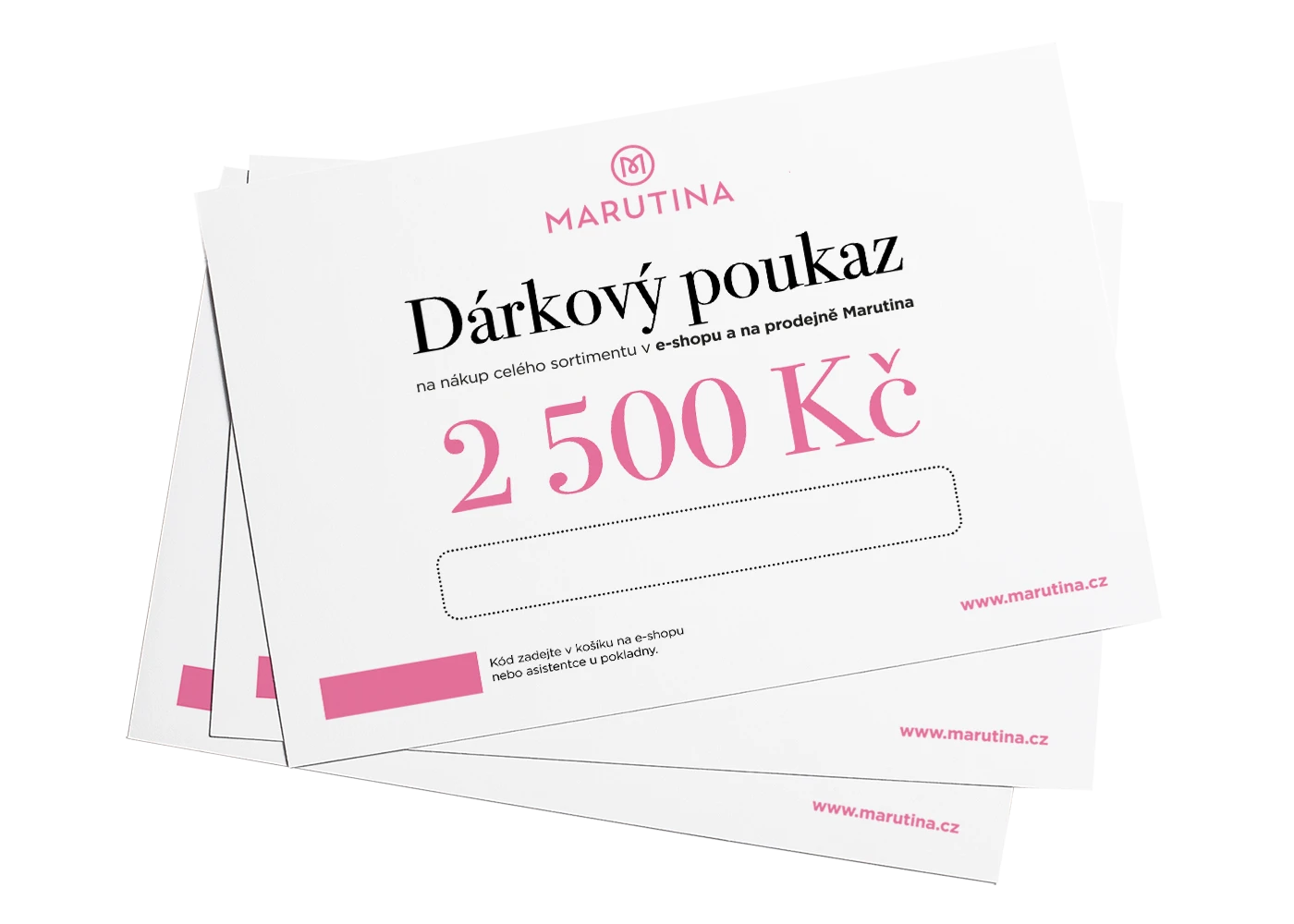 Elektronický dárkový poukaz 2500Kč