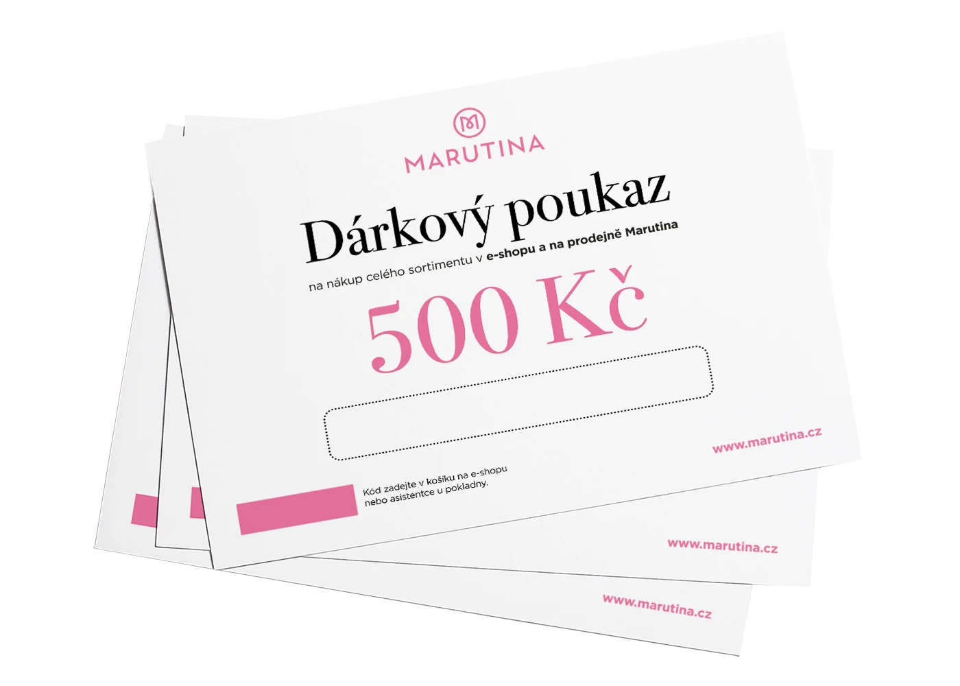 Elektronický dárkový poukaz 500Kč