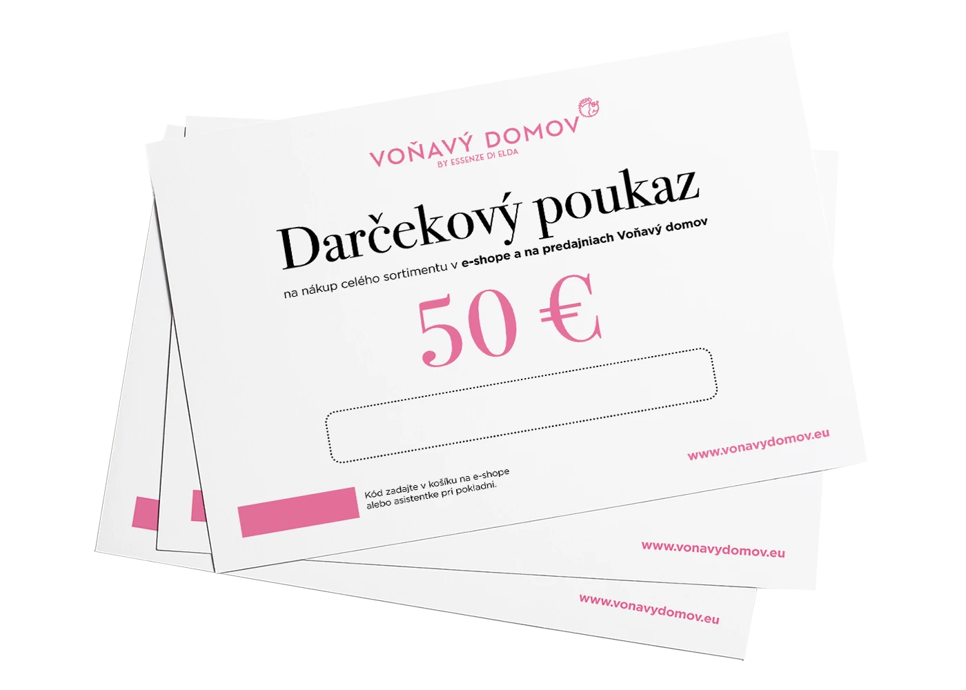 Elektronické darčekové poukážky