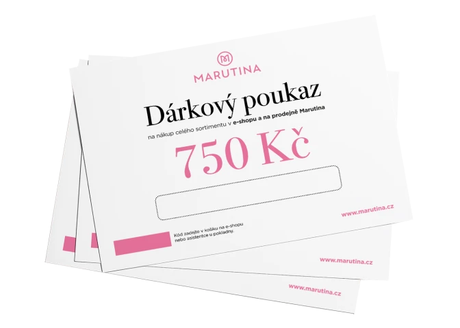 Elektronický dárkový poukaz 750Kč