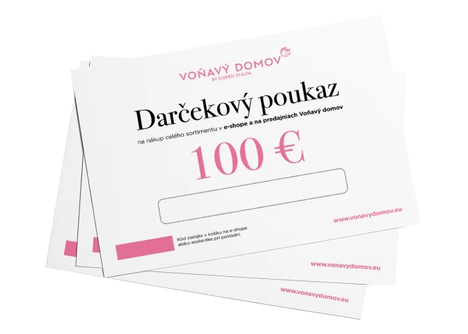 Elektronický darčekový poukaz 100€
